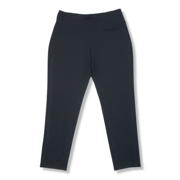 J‎ Jill Wearever Collection Smooth Fit Slim Leg Pants Womens Medium Black - Picture 1 of 7